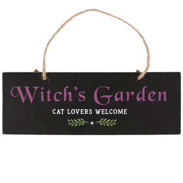 Witch's Garden Hanging Sign
